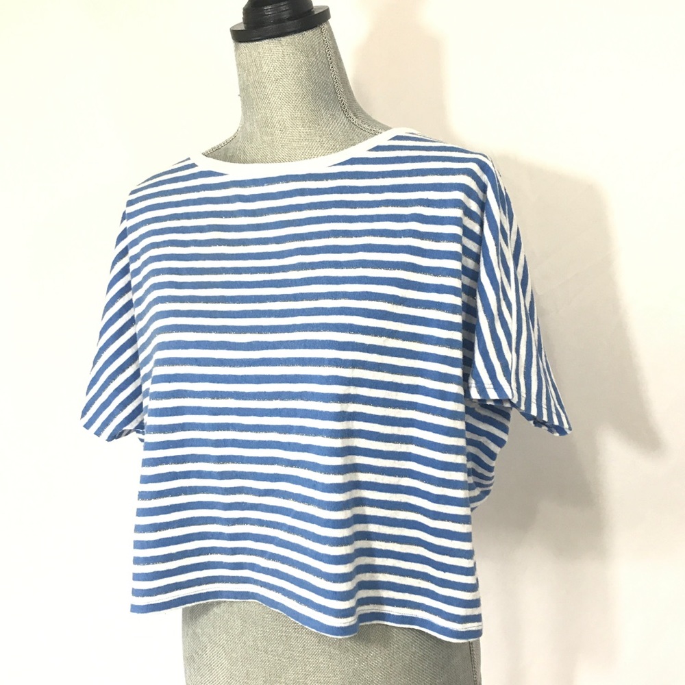 Juicy Couture striped cropped top